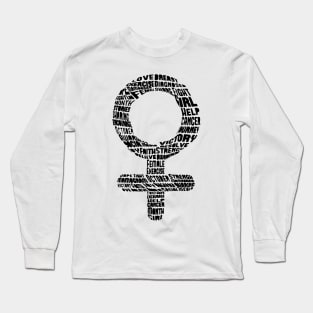 'Breast Cancer Sign' Cancer Awareness Shirt Long Sleeve T-Shirt